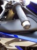 Závaží R&G Racing do řidítek pro motocykly YAMAHA YZF-R1/FJR1300/YZF-R6 '06-/FZ-1 '06/Fazer 600 -'03, TRIUMPH Tiger '07-, černá
